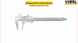 Jangka Sorong Mengukur Kedalaman Benda Youtube