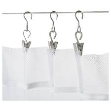 Riktig Curtain Hook With Clip Ikea In 2020 Curtain Wire Curtain Hooks Ikea Curtains