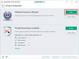 How To Configure Applications Access To The Webcam In Kaspersky Total Security 2017