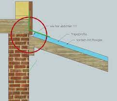 Vordach Abdichten Gartenhaus Dach Vordach Dach