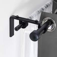 Betydlig Halter Fur Gardinenstange Schwarz Ikea Osterreich Curtain Rod Holders Double Rod Curtains Curtain Rods