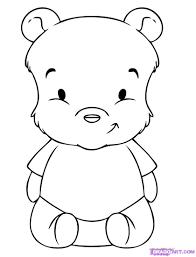 How To Draw Baby Winnie The Pooh Step 6 Drawing Cartoon Characters Winnie The Pooh Drawing Bear Coloring Pages