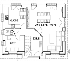 Friesenhaus Grundriss Erdgeschoss Mit 70 85 M Friesenhaus Haus Grundriss Haus