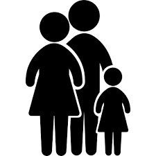 Family Group Of Three Free Vector Icons Designed By Freepik Free Icons Icon Family Cartoon
