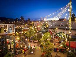 Zurich West Night At Frau Gerolds Garten Outdoor Restaurant Outdoor Cafe Zurich