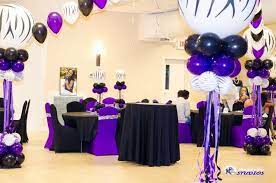 Birthday Party Ideas Photo 4 Of 11 Sweet 16 Party Themes Purple Sweet 16 Sweet 16 Decorations