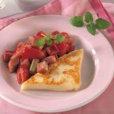 Griessschnitten Mit Rhabarberkompott Rezept Rhabarberkompott Rezept Rhabarberkompott Rezepte