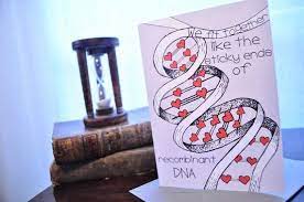 Art Card Dna Bio Geek Love 5 X 7 By Peculiarmaterialist On Etsy Nerd Wedding Geek Wedding Geeky Wedding