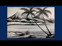 Black And White Scenery Drawing For Youtube Choose your favorite black and white nature drawings from millions of available designs.