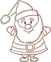 Easy Instructions For How To Draw Santa Clause For Kids How To Draw Step By Step Drawing Tutorials Easy Christmas Drawings Easy Santa Drawing How To Draw Santa