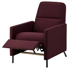 Gistad Recliner Idekulla Dark Red Ikea Sillon Relax Asiento Reclinable Sillas Reclinables