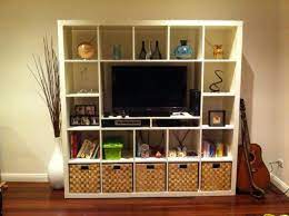Ikea Hackers Expedit Unit For Smaller Tv I Have This Shelf And Will Keep This Pin When We Move If I Ikea Living Room Storage Ikea Living Room Kallax Ikea