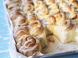 Zimtschnecken Vom Blech Rezept Rezepte Fingerfood Suss Kochen Und Backen Leckereien