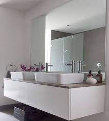 30 Inspirationen Die Grosse Rahmenlose Badezimmer Spiegel Er Studierte In Die Grosse Rahmenlose Badez Modern Bathroom Mirrors Bathroom Mirror Modern Bathroom