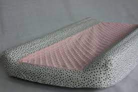 Deluxe Changing Pad Cover Black Seed Dot With Minky Center Changing Pad Cover Changing Pad Black Seed