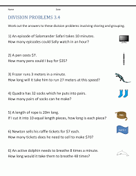 3rd Grade Math Word Problems Best Coloring Pages For Kids Word Problems Division Word Problems Math Words
