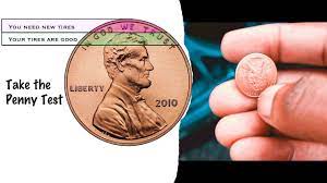 Tire Tread Penny Test Easy Youtube