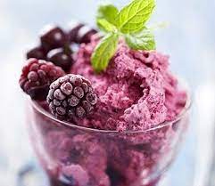 Himbeereis Mit Blutampfer Leichte Desserts Sorbet Rezepte Hausgemachtes Eis