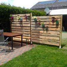 Sichtschutz Aus Paletten Sichtschutz Garten Sichtschutz Garten Holz Terrasse Aus Paletten