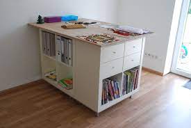 Kreativ Arbeitsplatz Der Zweite Nahzimmer Speicher Schneidetisch Naherei
