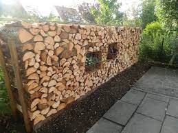 Made By Sannshine Holzwand Garten Holz Terrasse Bauen Holzstapel