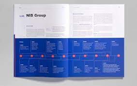 Nis Annual Report 2017 On Behance Timeline History Annual Report Graphic Design Resume Timeline Design