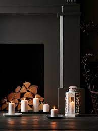 Fenomen Unscented Block Candle Set Of 5 White Ikea Switzerland Block Candles Cozy Candles Candles