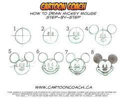 Mickey Mouse Drawing Step By Step Mickey Mouse Drawings Mouse Drawing Mickey Mouse