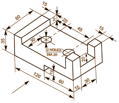 Image Result For Orthographic Isometric Drawing Orthographic Drawing Autocad Isometric Drawing