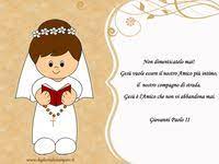 Biglietto Prima Comunione Con Frase Comunione Prima Comunione Etichette Bomboniera