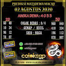 Prediksi Toto Macau Hari Ini Minggu 2 Agustus 2020 Sydney 28 Juli 25 Agustus
