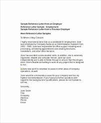 Generic Reference Letter Sample Awesome 6 Sample Employee Re Mendation Letter Free Sample Writing A Reference Letter Reference Letter Letter Sample