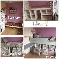 Ikea Kallax Ikea Hack Ein Bett Machen Bed Hack Ikea Ikeahacks Kallax Makin Ikeahacks Kallax Ikea Lagerung Ikea Hack Aufbewahrung Raumideen Diy