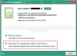 How To Renew Activation Code For Kaspersky Endpoint Security 10 For Windows