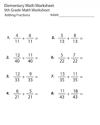 Printable 5th Grade Math Worksheets For Teachers Math Fractions Worksheets 5th Grade Worksheets Basic Math Worksheets