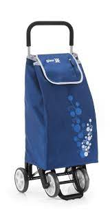 Ora anche andare a fare la spesa al. Gimi Twin Carrello Spesa Portaspesa 4 Ruote Blu Lgv Shopping