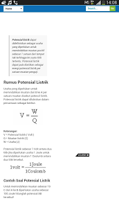 Rumus Potensial Listrik Brainly Co Id