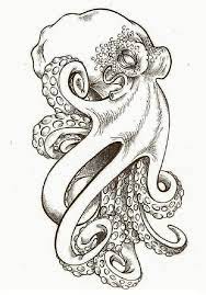 Paintings And Artwork Octopus Drawing Octopus Tattoos Octopus Tattoo Design