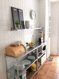 Lpk I Think Maybe I Like The Idea Of A Half Shelf Against Your Wall If You Choose Shelves Small Kitchen Storage Diy Small Kitchen Storage Ikea Kitchen Shelves