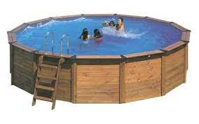 Wooden Above Ground Pool Jpg 400 250 In Ground Pools Above Ground Pool Inground Above Ground Pool