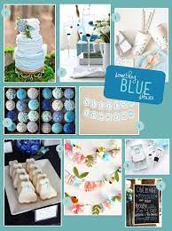 A Something Blue Bridal Shower Bridal Shower Colors Blue Bridal Shower Decorations Backyard Bridal Showers