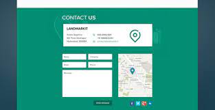 11 Inspirational Flat Design Contact Us Page Contact Us Page Design Web Layout Design Footer Design