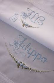 Elisabetta Ricami A Mano Corredini Nascita E Battesimo Ricami A Mano Ricamo Iniziali Lettere Ricamo A Mano