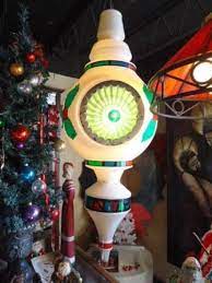 A Large Vintage Blow Mold Municipal Street Pole Christmas Ornament Outside Christmas Decorations Christmas Decorations Christmas Ornaments