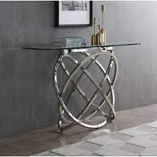 Overstock Com Online Shopping Bedding Furniture Electronics Jewelry Clothing More Stainless Steel Furniture Stainless Steel Table Steel Console Table