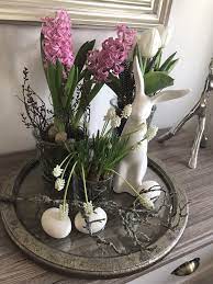 Schoner Osterteller Dekoration Blumen Ostern Deko