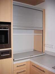 Aufsatzschrank Mit Auszugsbrett Rolladenschrank Kuche Wohnung Kuche Kuchen Ideen Modern