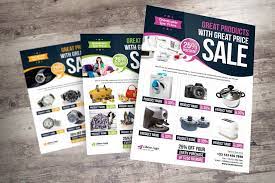 Ad Product Promotion Flyer Design V2 By Miyaji75 On Creativemarket 4 Creative Amp Modern Product Pr Flyer Design Promotional Design Flyer Design Templates