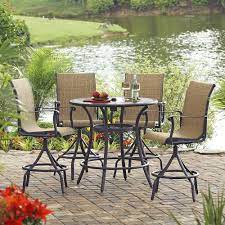 Allen Roth Safford 5 Piece Dining Set Outdoor Furniture Sets 5 Piece Dining Set Outdoor Dining Set
