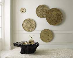 Molten Wall Disc Large Gold Leaf Wall Art Gold Leaf Phillips Collection Gold Leaf